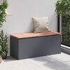 vidaXL Gartenbank Anthrazit 100 x 40 x 43 cm