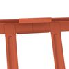 vidaXL Dachschneeschild Rot 300 x 2,5 x 20 cm Stahl