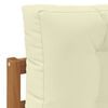 vidaXL Outdoor-Sofagarnitur mit Kissen 6 pcs Natur und Creme