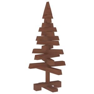 vidaXL Holz Weihnachtsbaum KOTKA 60 cm Massives Kiefernholz