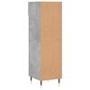 vidaXL Schuhschrank Betongrau 30x35x105 cm Holzwerkstoff
