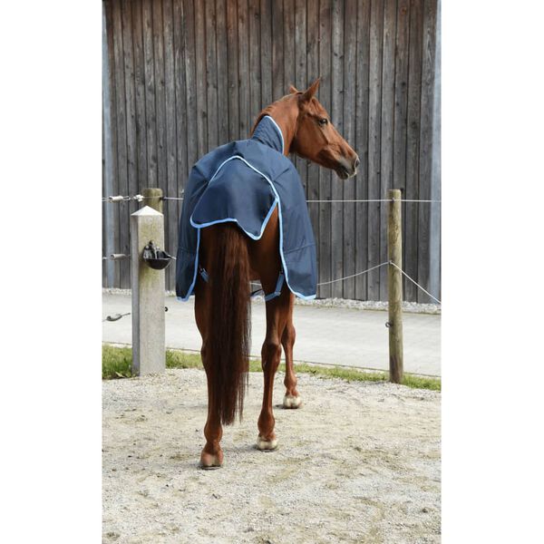 Kerbl Pferdedecke RugBe HighNeck Blau 135/185 cm 328665