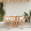 vidaXL Gartentisch Butterfly Klappbar 120x70x75 cm Teak Massivholz