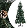 vidaXL K&uuml;nstlicher Weihnachtsbaum mit St&auml;nder Gr&uuml;n 150 cm PVC