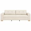 vidaXL Sofa 3-Sitzer Leinen 180 cm