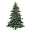 vidaXL Künstlicher klappbarer Weihnachtsbaum mit 300 LEDs 240 cm PVC
