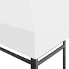 vidaXL Pavillondach 270 g/m² 4x3 m Weiß