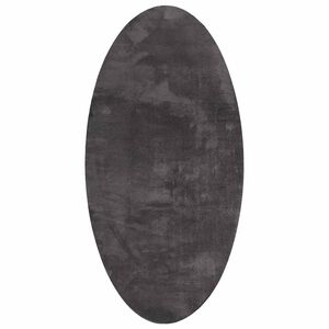 vidaXL Bereichsteppiche HUARTE Anthrazit 100 x 200 cm 100 %Polyester