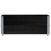 vidaXL Paletten-Aufsatzrahmen 2 Stk. Schwarz 100x50 cm Massivholz