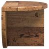 vidaXL Wandregal Wandmontiert Altholz 38 x 19 x 19 cm Holzwerkstoff