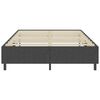 vidaXL Boxspring-Bettgestell Grau Stoff 180x200 cm