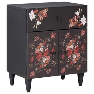 vidaXL Nachttisch Mehrfarbig 50 x 33 x 60 cm Massivholz Mango