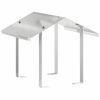 vidaXL Kaminhaube Silber 40 x 40 x 37,5 cm Edelstahl