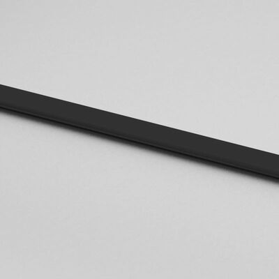 vidaXL Schiebetür Schwarz 102,5x205 cm Hartglas und Aluminium
