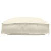 vidaXL Kissen 6 pcs Creme 40 x 40 x 8 cm Oxford-Stoff
