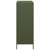 vidaXL Highboard Olivgrün 68x39x103,5 cm Stahl