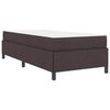 vidaXL Boxspringbett Dunkelbraun 100 x 200 cm Stoff