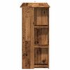 vidaXL Bartisch mit Regal Altholz-Optik 102x50x103,5 cm Holzwerkstoff