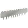 vidaXL Raseneinfassung 20 pcs 103 x 25 cm Stahl Silber