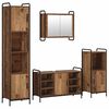 vidaXL Badezimmerschrank-Set 4 stk. Altholz 40 x 36 x 181 cm