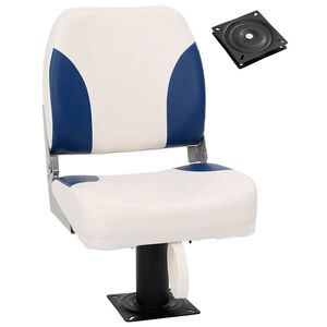vidaXL Bootssitz mit Podest 360&deg; Drehbar