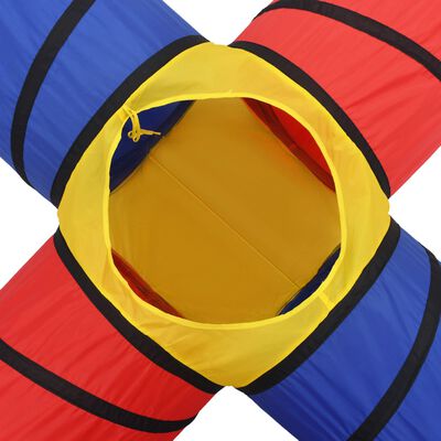 vidaXL Spieltunnel mit 250 Bällen Mehrfarbig