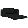 vidaXL Schlafsofa 60cm Schwarz Stoff