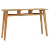 vidaXL Konsolentisch 120x35x75 cm Teak Massivholz