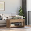 vidaXL Couchtisch Artisan-Eiche 80 x 50,5 x 41,5 cm Holzwerkstoff