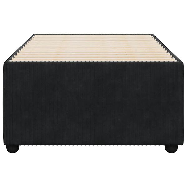 vidaXL Bettgestell Schwarz 90x190 cm Samt
