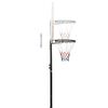 vidaXL Basketballst&auml;nder Wei&szlig; 216-250 cm Polyethylen
