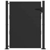 vidaXL Gartentor Schwarz 110 x 155 cm Pulverbeschichteter Stahl