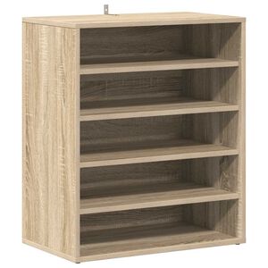 vidaXL Schuhschrank Sonoma-Eiche 60x35x70 cm Holzwerkstoff