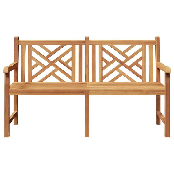 vidaXL Gartenbank Braun 150 x 60 x 90 cm Massivholz Teak