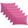 vidaXL Kissenbezug 6 pcs HEERLEN Rosa 50 x 70 cm Polyester