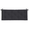 vidaXL Gartenbank-Auflage Schwarz 120x50x7 cm Oxford-Gewebe