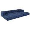 vidaXL Modulares Sofa 3 pcs Indigo Stoff
