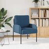 vidaXL Sofas mit Kissen 55cm Blau Sperrholz