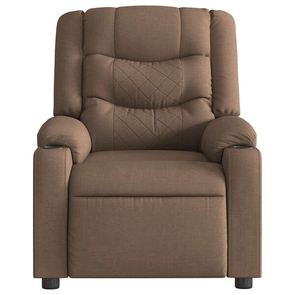 vidaXL Relaxsessel Braun Stoff