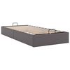 vidaXL Ottoman-Bett ohne Matratze Grau 80x200 cm Kunstleder