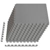 vidaXL Pool Bodenschutzmatte 40 stk. Grau 14,4 m&sup2; EVA-Schaum
