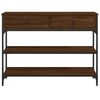 vidaXL Konsolentisch Braun Eichen-Optik 100x25x75 cm Holzwerkstoff
