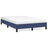 vidaXL Bettgestell ohne Matratze Blau 120x190 cm Stoff
