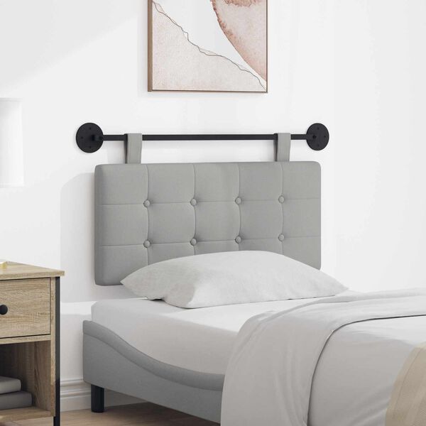 vidaXL H&auml;ngevorderseite Wandmontiert Wolkengrau 100 x 55 x 5 cm Stoff