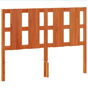 vidaXL Kopfteil Wachsbraun 135 cm Massivholz Kiefer