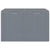 vidaXL Gartenbox Grau PP Rattan 180 L