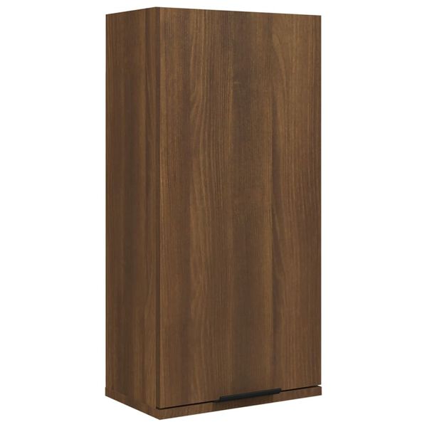 vidaXL Wand-Badschrank Braun Eichen-Optik 32x20x67 cm