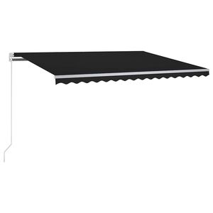 vidaXL Automatische Markise mit LED & Windsensor 350x250 cm Anthrazit