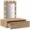 vidaXL Schminktisch mit Schubladen Braun 60 x 40 x 70 cm Holzwerkstoff