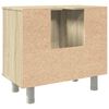 vidaXL Badezimmerschrank Sonoma-Eiche 60x32x53,5 cm Holzwerkstoff